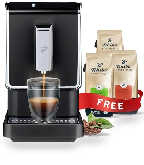 Automatic Espresso & Coffee Machine with Built-in Grinder — Electric Blade Coffee Grinders, Tchibo