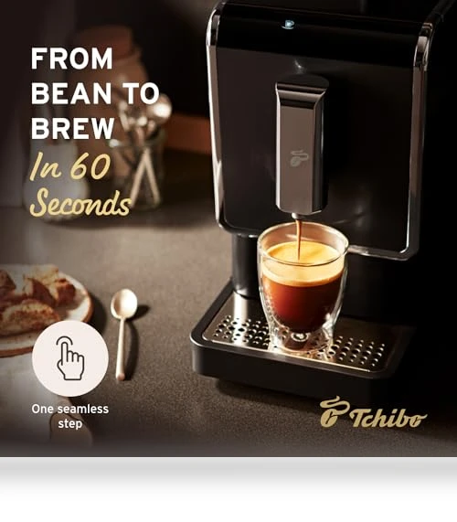 Automatic Espresso & Coffee Machine with Built-in Grinder — Electric Blade Coffee Grinders, Tchibo
