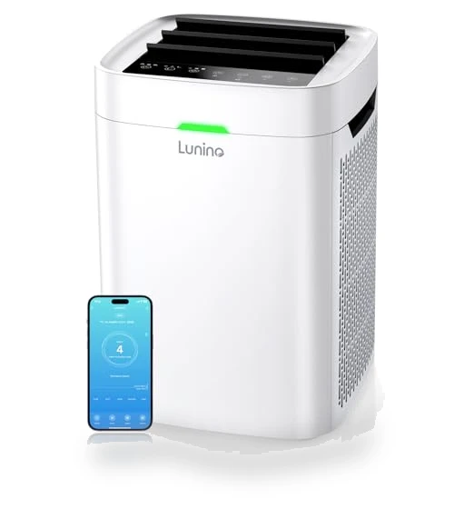 Double-Sided HEPA Air Purifier — Activated Carbon Air Purifiers, LUNINO