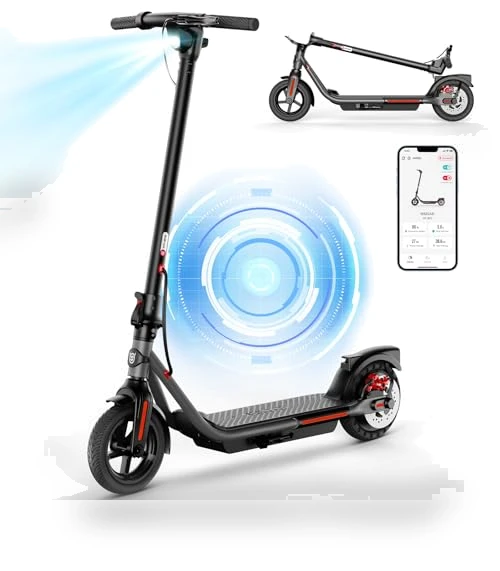 Electric Scooter with 10" Tires and 600W Peak Motor — Electric Self-Balancing Scooters, SISIGAD