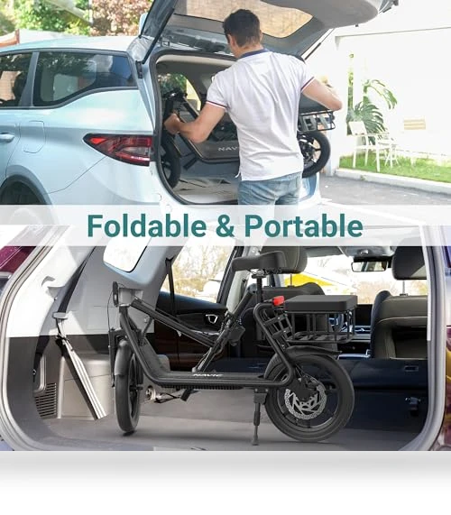 Electric Scooter with Seat — Electric Vehicles, NAVIC