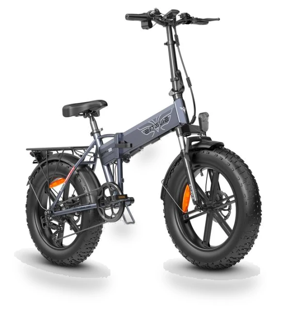 Fast, Foldable Fat-Tire Mountain Bicycle — E-Bikes, ENGWE