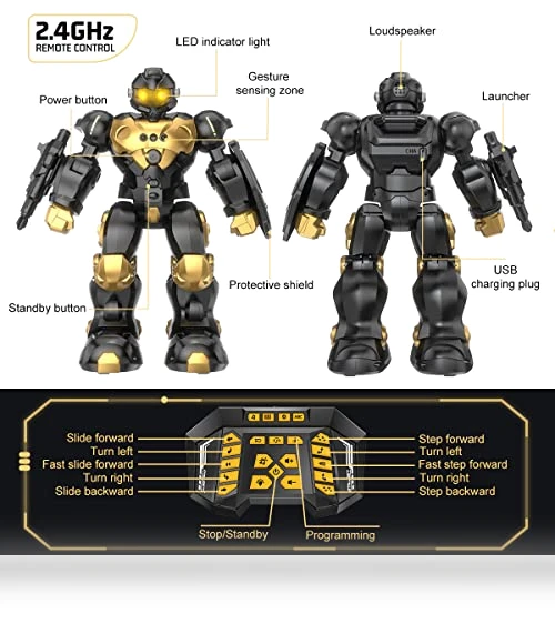 Gesture Sensing RC Robot Toy — Interactive Figures & Robots, Semour