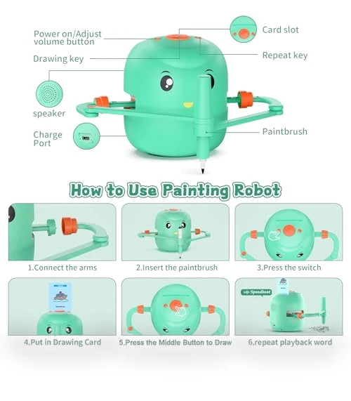 Interactive Educational Drawing Robot for Kids — Educational, CYJBE