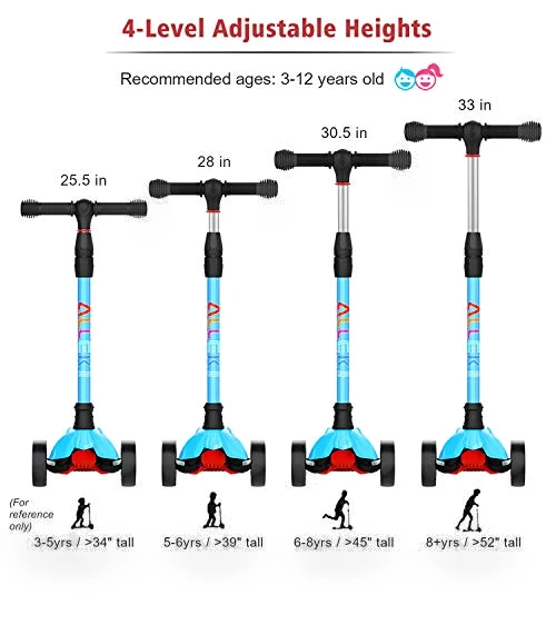 Kick Scooter with Light-Up Wheels — Electric Vehicles, Allek