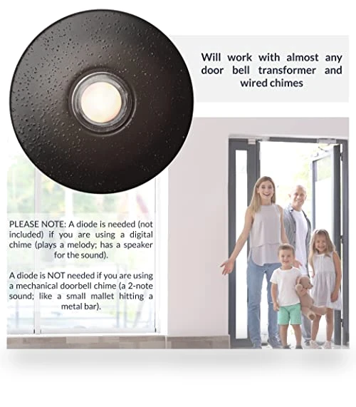 Lighted Doorbell Button — Push Buttons, Newhouse Hardware