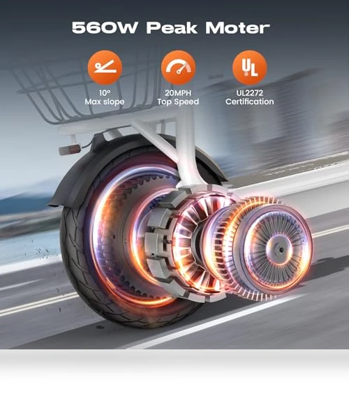 Peak 1200W Electric Scooter with Seat — Push Scooters, Caroma