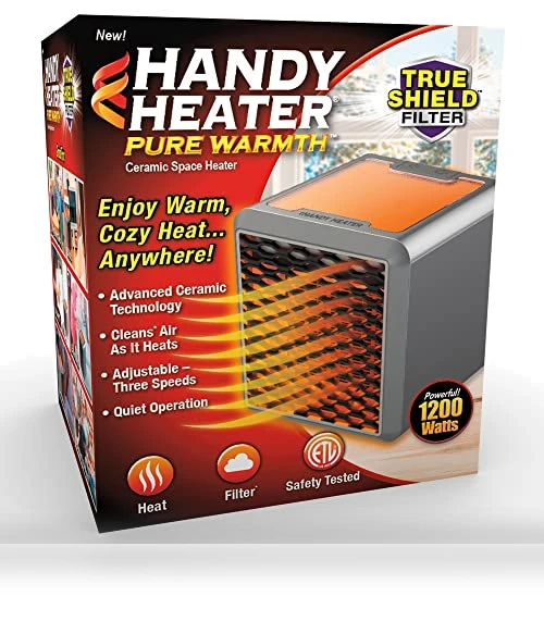 Personal Ceramic Space Heater — Portable Heating Solutions, Ontel