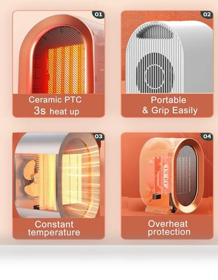 Portable Electric Space Heater — Portable Heating Solutions, Tenhitoys