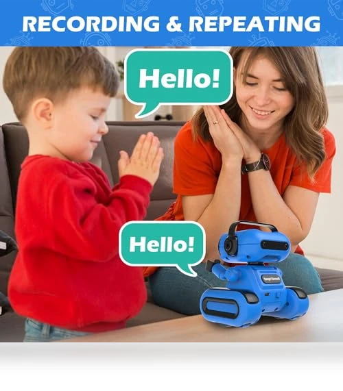 Rechargeable Remote-Controlled Robot — Interactive Figures & Robots, Hasviey
