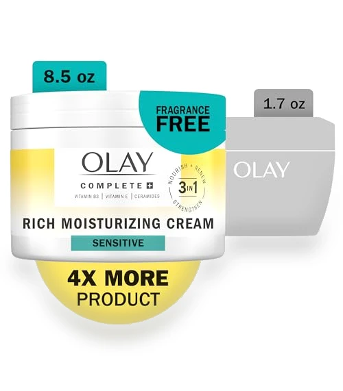 Rich Moisturizing Cream Fragrance-Free — Creams & Moisturizers, Olay