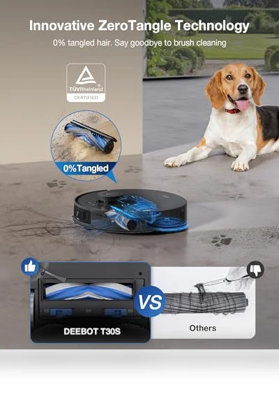 Robot Vacuum and Mop, All-in-One Cleaning Hub — Smart Cleaning Robots, ECOVACS