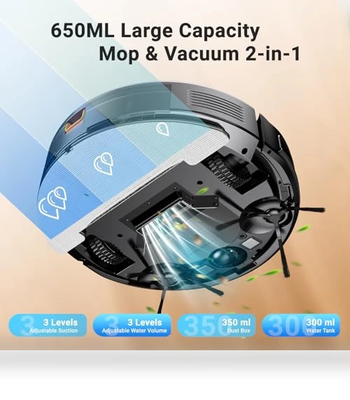 Robot Vacuum and Mop Combo — Smart Cleaning Robots, MBYULO
