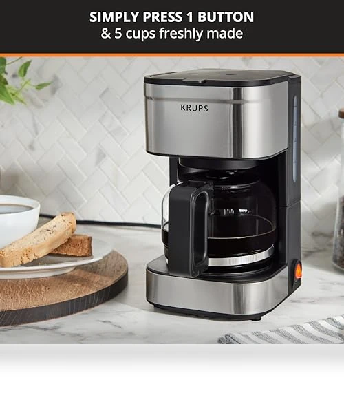Simply Brew Compact Coffee Maker — Beverage Warmers, KRUPS