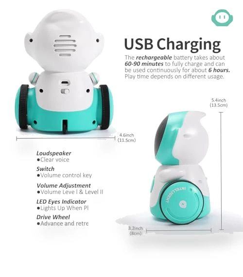 Smart Talking Robot for Kids — Interactive Figures & Robots, GILOBABY