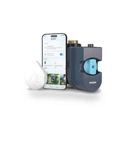 Smart Water Shutoff with Detector — Water Leak Detection Systems, Moen