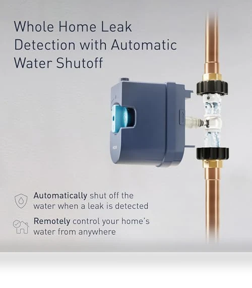 Smart Water Shutoff with Detector — Water Leak Detection Systems, Moen