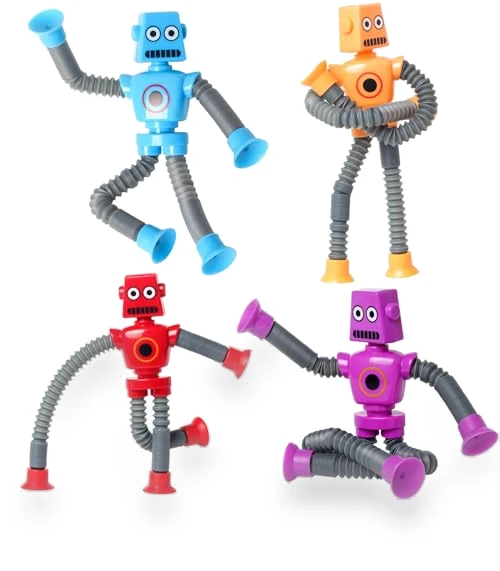 Telescopic Suction Cup Robot Easter Toy — Infant & Early Childhood Playthings, SYSAMA