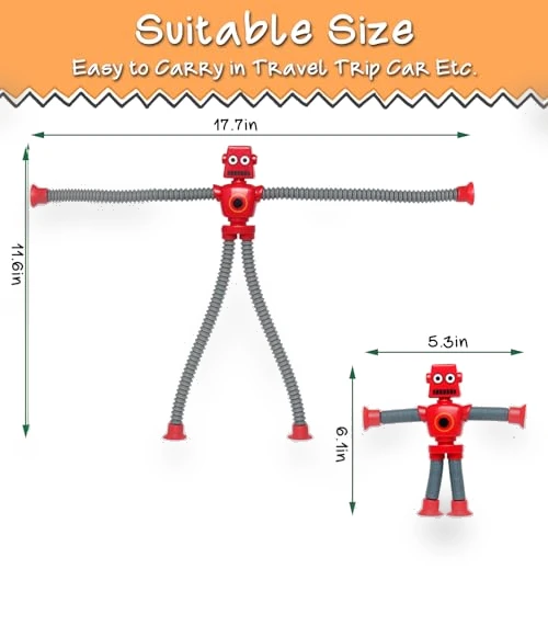 Telescopic Suction Cup Robot Easter Toy — Infant & Early Childhood Playthings, SYSAMA