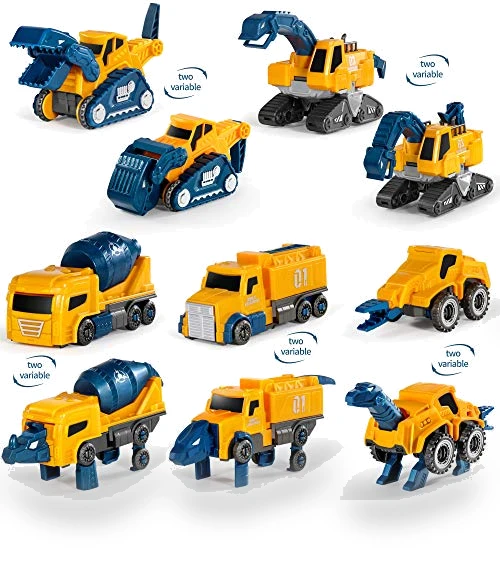 Toddler Robot Construction Vehicles Set — Construction Kits, MIEBELY