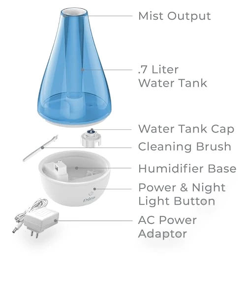 Ultrasonic Cool Mist Humidifier — Air Moisturizers, Pure Enrichment