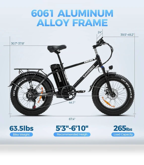 Electric Mountain Bike — E-Bikes, SAMEBIKE