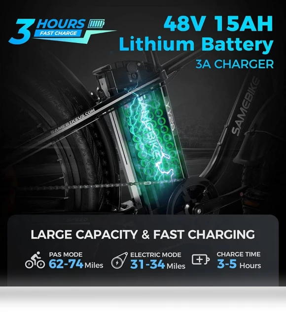 Electric Mountain Bike — E-Bikes, SAMEBIKE
