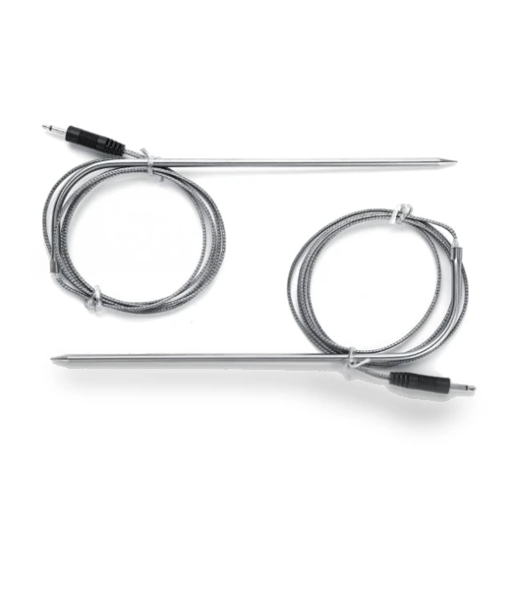 Digital Food Thermometer with Dual Probe Sensor Timer — Instant-Read