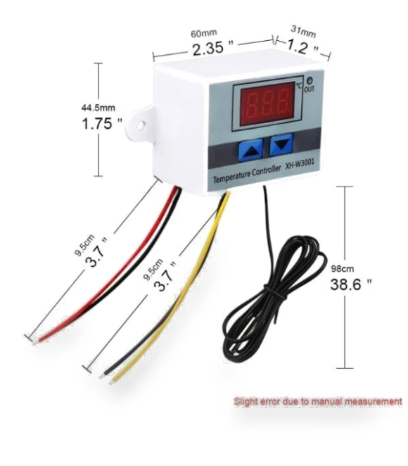 Digital LED Temperature Controller — Home Climate Control