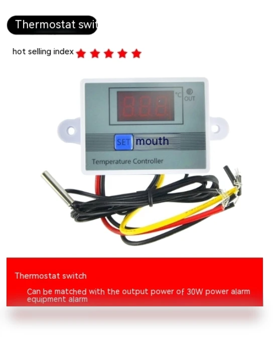 Digital LED Temperature Controller — Home Climate Control