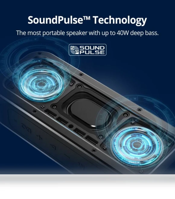Outdoor Bluetooth Speaker — Portable Audio, Tronsmart