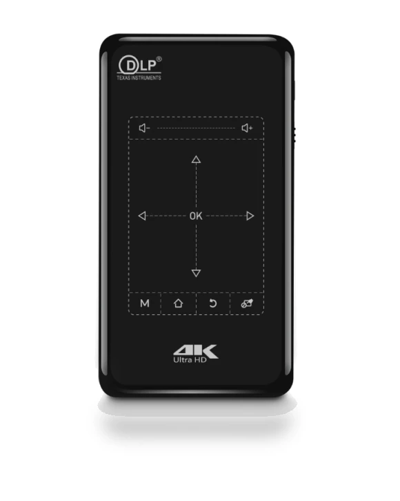 Portable 4K Ultra HD DLP Mini Smart Projector — Home Theater Projectors