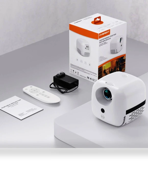 Portable Mini LCD LED Smart Projector — Home Theater Projectors