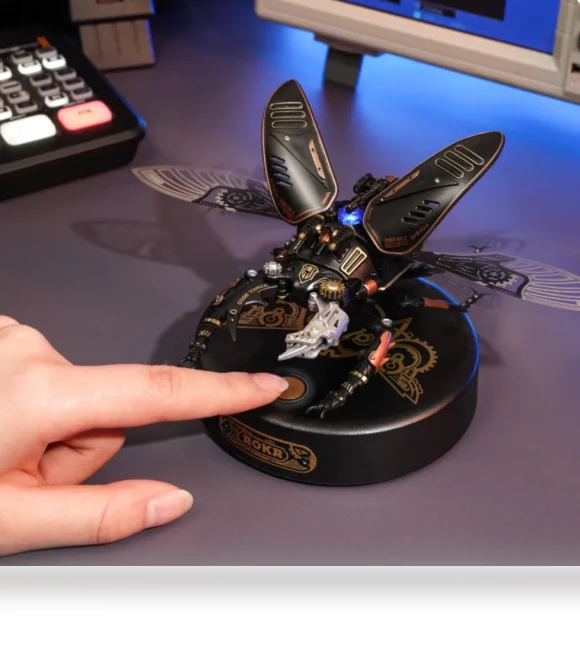 The Storm Beetle DIY Moveable Mechanic Organism 3D Puzzle — Educational, Robotime