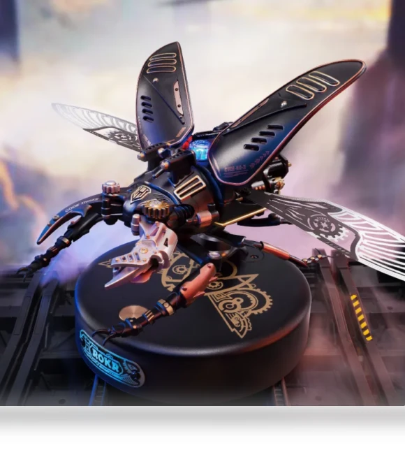 The Storm Beetle DIY Moveable Mechanic Organism 3D Puzzle — Educational, Robotime