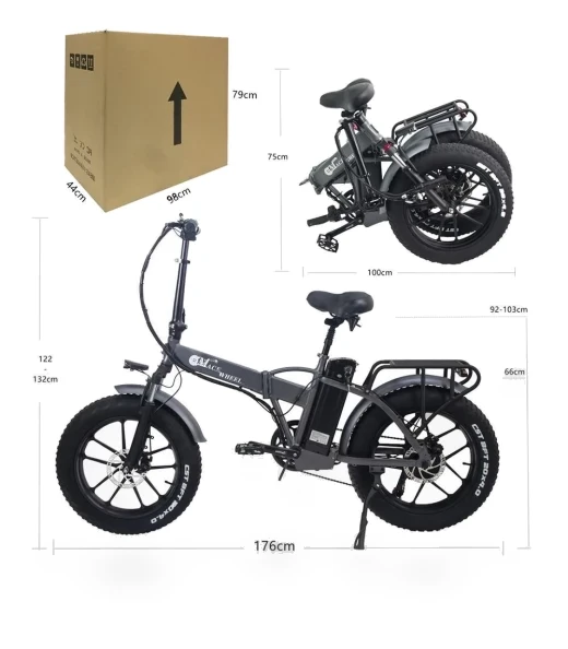 Electric Bike with Front Basket — Electric Self-Balancing Scooters, CMACEWHEEL