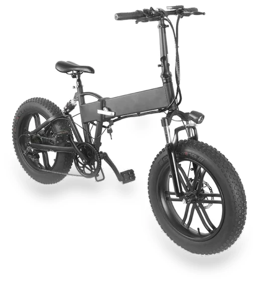 20 Inch Rubber Vacuum Tire Foldable Electric Bike — Electric Self-Balancing Scooters, Mankeel