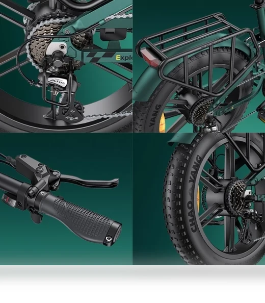 Foldable Electric Bike — Electric Self-Balancing Scooters, ENGWE