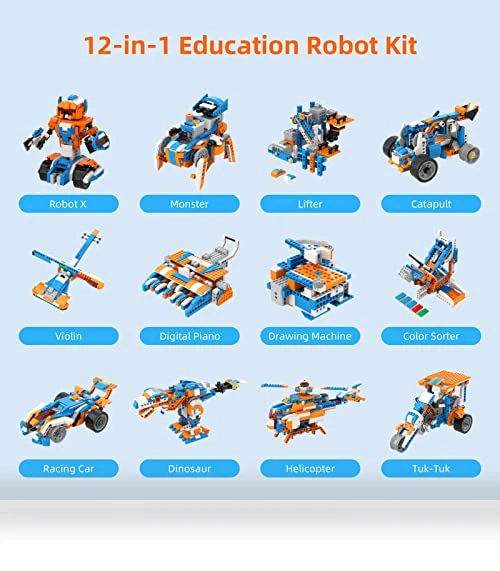 12-in-1 Robot Building Kit — Interactive Figures & Robots, Apitor