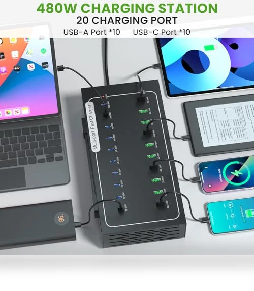 20 Port USB Charging Station — Power Hubs, ALI SEA