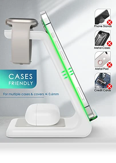3 in 1 Fast Desk Charging Station — Charging Solutions, CYSPO TECHNOLOGY (SHENZHEN) CO., LTD