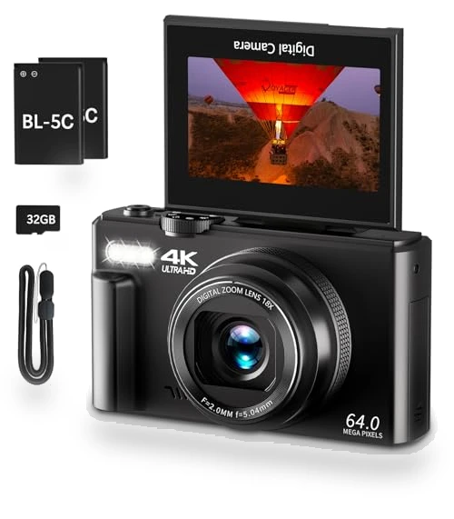 4K Digital Camera for Photography — Compact Digital Cameras, VJIANGER
