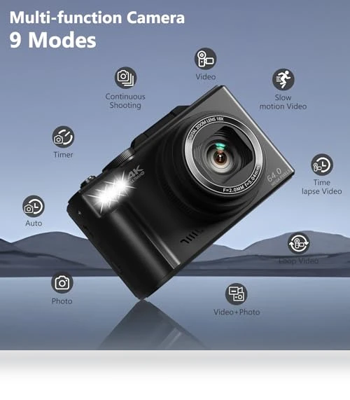 4K Digital Camera for Photography — Compact Digital Cameras, VJIANGER
