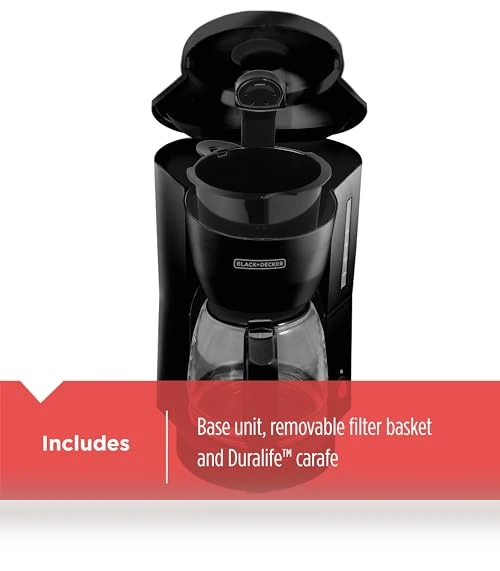 5-Cup Coffeemaker — Coffee & Espresso Combos, BLACK+DECKER