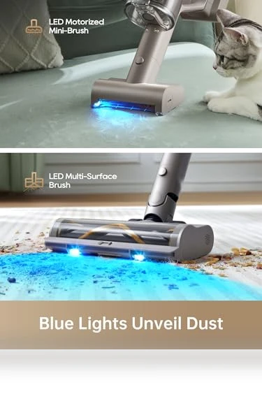 Cordless Vacuum Cleaner with Auto Dust Base — Vacuums, Dreame