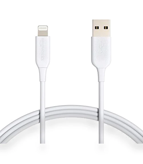 Fast Charging USB-A to Lightning Cable — Lightning, Amazon Basics