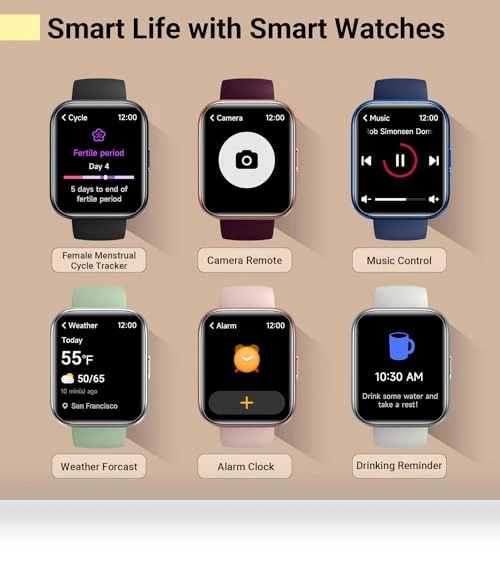 Fitness Tracker Smartwatch — Smartwatches, Quican