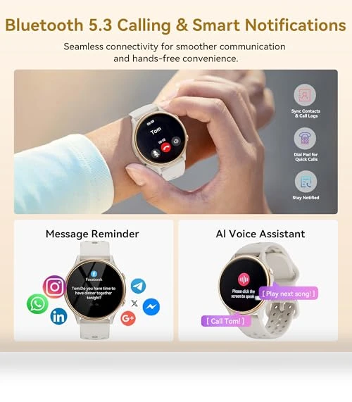Fitness Tracker with Heart Rate & SpO2 Monitor — Smartwatches