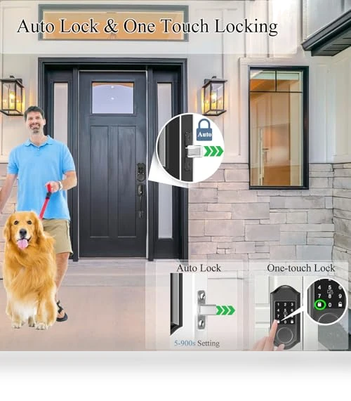 Keyless Entry Deadbolt with Handle Set — Deadbolts, Narpult Smart