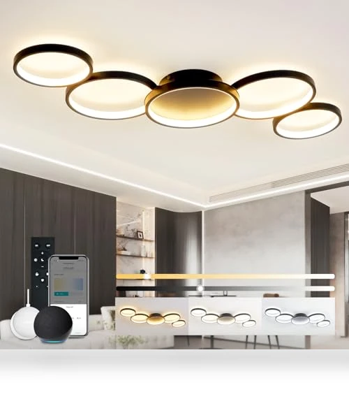 LED Smart Ceiling Light Dimmable — Overhead Lighting, SKY ANGLE